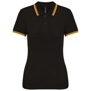 Kariban K273 - Ladies 2 striped short sleeved poloshirt