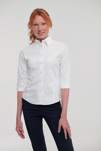 Russell Collection RU946F - Ladies 3/4 Sleeve Fitted Shirt