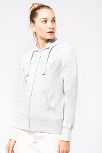 Kariban K464 - Ladies hooded full zip sweatshirt