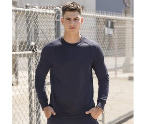 SF Men SF525 - Mens close-fitting sweatshirt with raglan sleeves