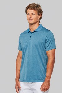 Proact PA496 - Adult short-sleeved marl polo shirt