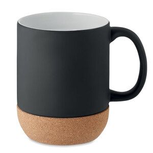 GiftRetail MO6839 - MATT Matt ceramic cork mug 300 ml