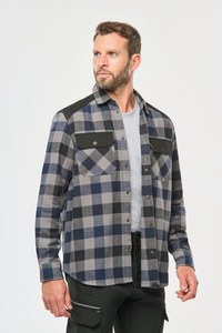 WK. Designed To Work WK520 - Men’s checked shirt with pockets