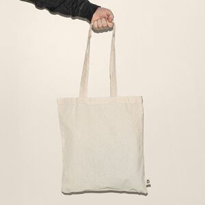 EgotierPro 38538 - Organic Cotton Bag with Long Handles ECOLOGY