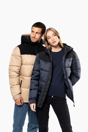 Kariban K6163 - Unisex bi-tone padded jacket with hood